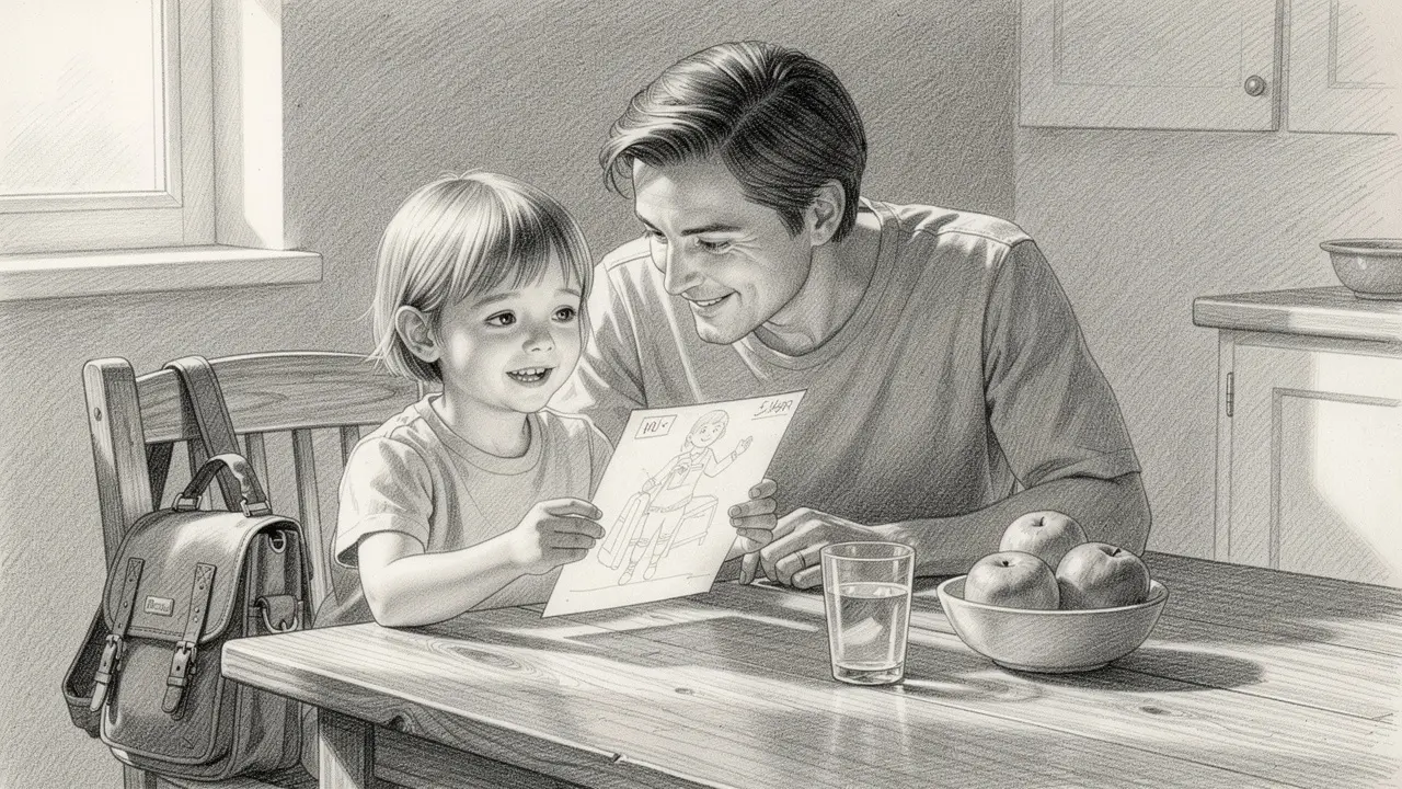 Familia reforzando la educación emocional en el hogar